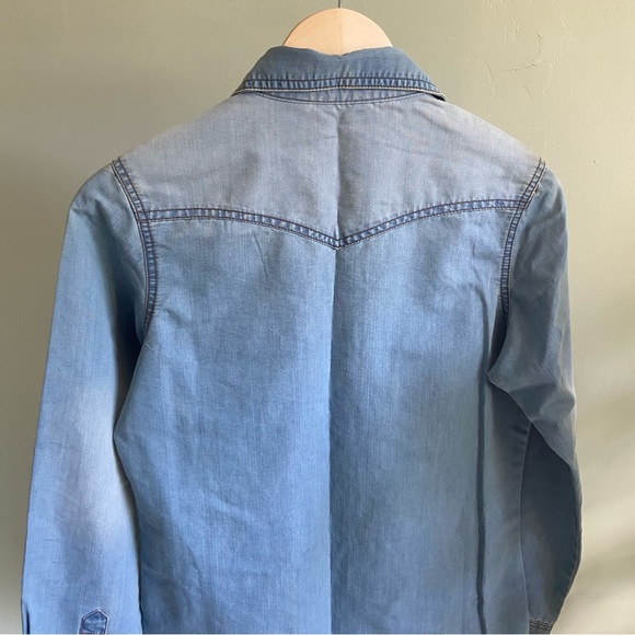 WRANGLER JEAN SHIRT, Size S - Picture 6 of 9